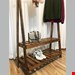  رگال های چوبی با کیفیت دارژین با استفاده از چوب روسی درجه یک و با پیچ و مهره ساخته شده است که به سادگی هرچه تمام تر باز و بسته می شود همچنین در قسمت پایین این رگال طبقه‌ای جهت قرار دادن کیف و کفش تعبیه شده که کارآیی این رگال را بیشتر می‌کند. ابعاد این محصول به صورت استاندارد در با ارتفاع 162سانتی‌متر و طول 80سانتی‌متر و عمق40سانتی‌متر میباشد. رگال لباس مدل nr77 که حاصل تلفیق کارایی و زیبایی می باشد کرده ، لازم تاکید کنیم که چوب استفاده شده در این رگال کاملا طبیعی می باشد که با سیلر ، کیلر و پلی استر رنگ شده و تحت هیچ شرایطی mdf یا لترون یا چوب خام نمی باشد ، این رگال با استفاده از پیچ و مهره به راحتی باز و بسته می شود و شما میتوانید بدون هیچ مشکلی بارها اقدام به باز و بست رگال کنید.