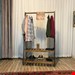  رگال های چوبی با کیفیت دارژین با استفاده از چوب روسی درجه یک و با پیچ و مهره ساخته شده است که به سادگی هرچه تمام تر باز و بسته می شود همچنین در قسمت پایین این رگال طبقه‌ای جهت قرار دادن کیف و کفش تعبیه شده که کارآیی این رگال را بیشتر می‌کند. ابعاد این محصول به صورت استاندارد در با ارتفاع 162سانتی‌متر و طول 80سانتی‌متر و عمق40سانتی‌متر میباشد. رگال لباس مدل nr77 که حاصل تلفیق کارایی و زیبایی می باشد کرده ، لازم تاکید کنیم که چوب استفاده شده در این رگال کاملا طبیعی می باشد که با سیلر ، کیلر و پلی استر رنگ شده و تحت هیچ شرایطی mdf یا لترون یا چوب خام نمی باشد ، این رگال با استفاده از پیچ و مهره به راحتی باز و بسته می شود و شما میتوانید بدون هیچ مشکلی بارها اقدام به باز و بست رگال کنید.
