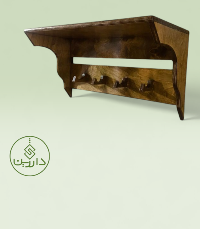 جالباسی دیواری چوبی دارژین 