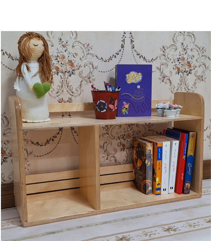 کتابخانه چوبی دارژین مدل فرشته