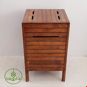 سبد رخت چرک چوبی دارژین 