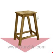 چهارپایه چوبی مدل نیکی
